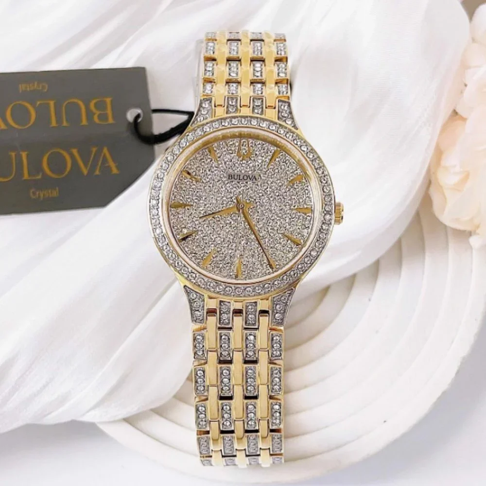 WOW!! Bulova Women's Two Tone Diamond Watch